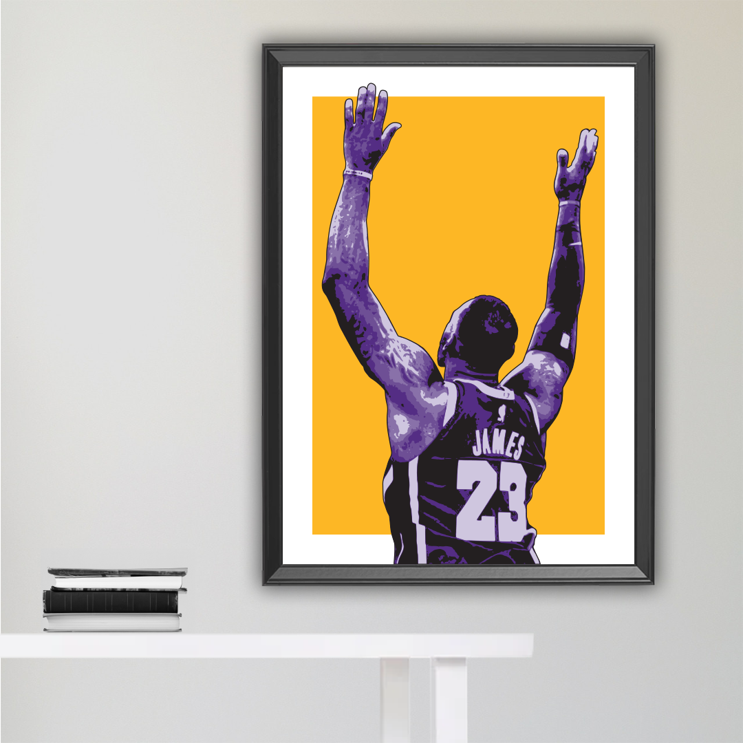 "LEBRON" ART PRINT