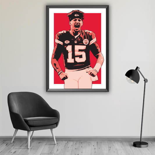 "MAHOMES" ART PRINT