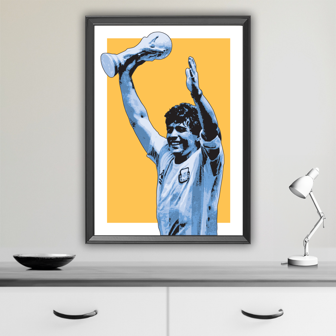 "MARADONA" ART PRINT