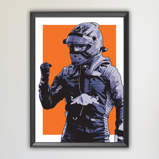 "VERSTAPPEN" ART PRINT