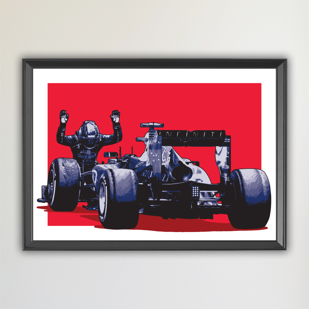 "VETTEL" ART PRINT